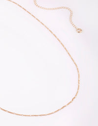 Gold Figaro Waist Chain - link has visual effect only