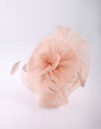 Pink Ruffle Saucer Headband - link has visual effect only