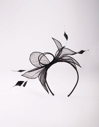 Black Feather & Leaf Headband - link has visual effect only