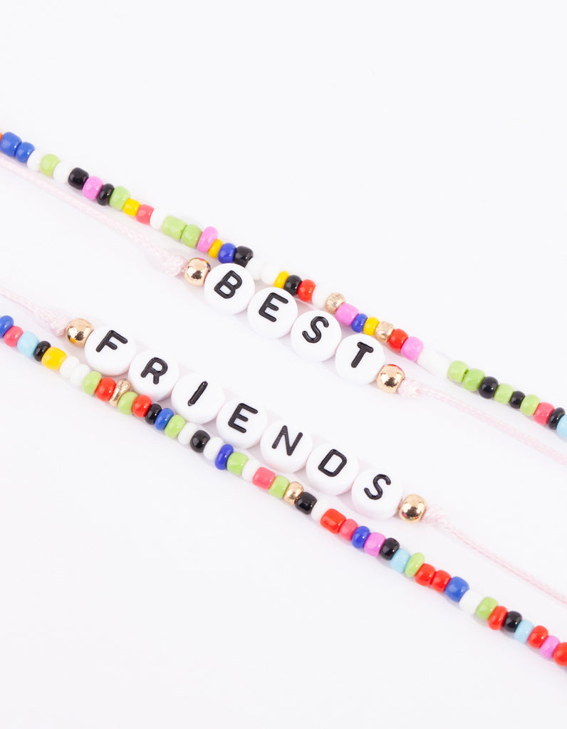 Kids Best Friend Rainbow Bracelet 4-Pack