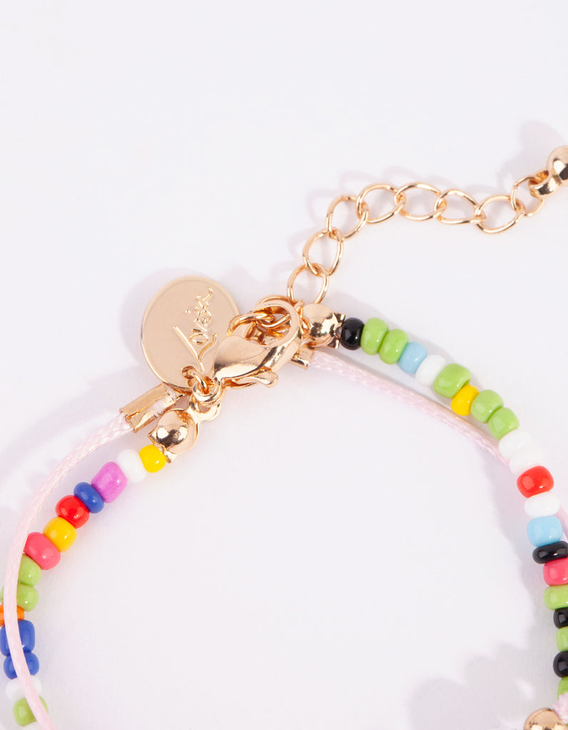 Kids Best Friend Rainbow Bracelet 4-Pack