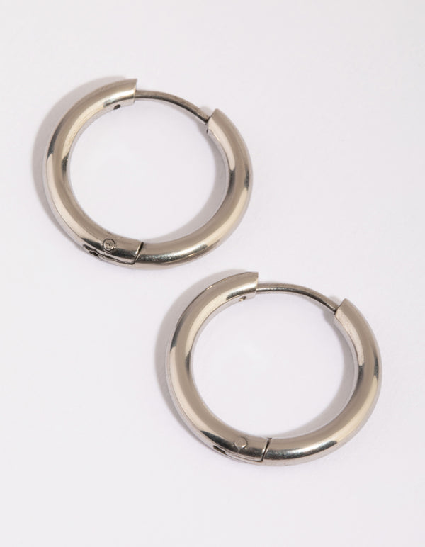 Surgical Steel Huggie Hoop Earrings