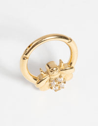 Gold-Plated Surgical Steel Bee Clicker Ring - link has visual effect only