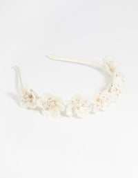 Flower & Pearl Headband - link has visual effect only