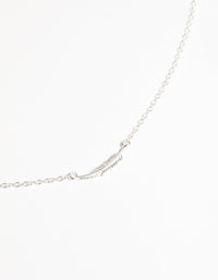 Sterling Silver Falling Leaf Necklace - link has visual effect only