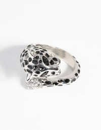 Rhodium Panther Ring - link has visual effect only