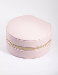 Lilac Faux Leather Mirror Travel Jewellery Box - link has visual effect only