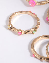 Gold Stone Ring 6-Pack - link has visual effect only