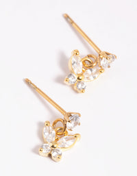 Gold Plated Surgical Steel Butterfly Stud Earrings - link has visual effect only