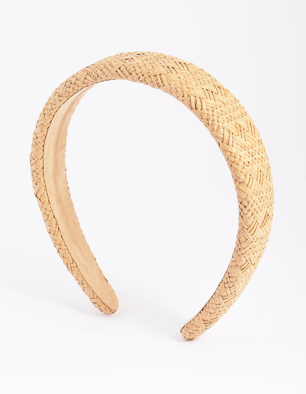 Straw Padded Alice Band