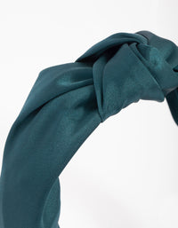 Teal Twisted Knot Headband - link has visual effect only