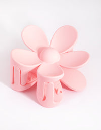 90s Pink Daisy Flower Claw - link has visual effect only