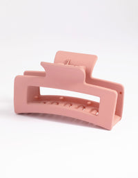 Blush Pink Large Coated Box Claw Clip - link has visual effect only