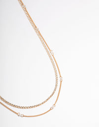 Fine Diamante Waist Chain - link has visual effect only