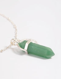 Green Fluorite Shard Disc Necklace - link has visual effect only