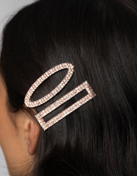 Pink Beaded Clips - link has visual effect only