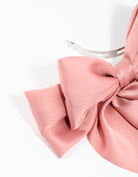 Pink Bow Clip - link has visual effect only