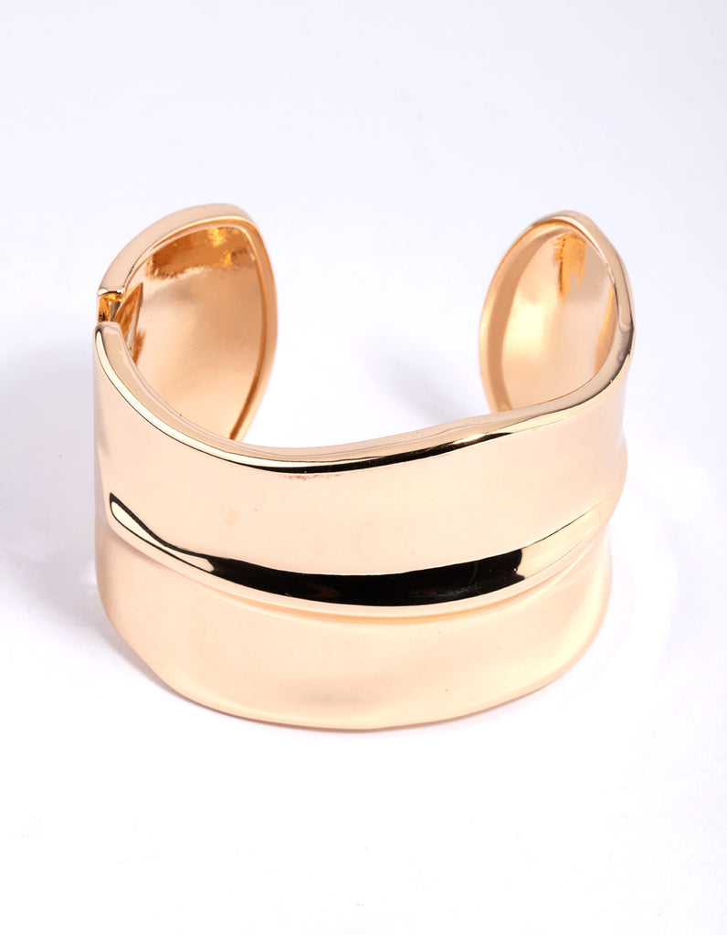 Gold Cuff Bangle