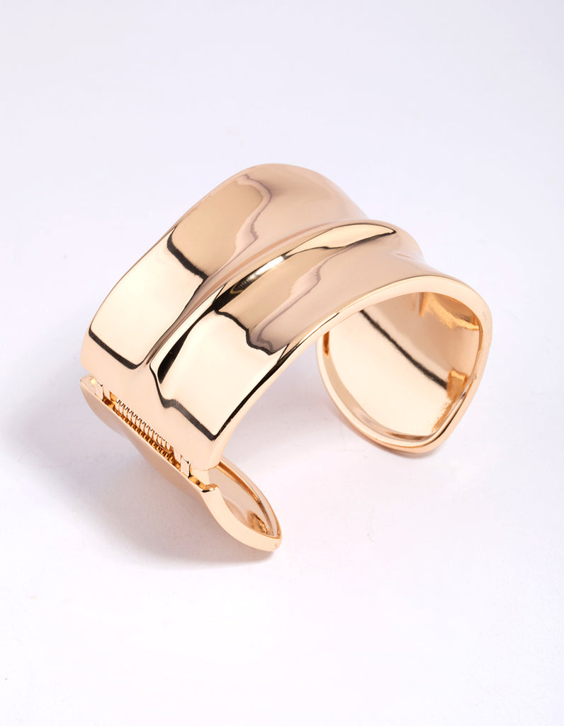 Gold Cuff Bangle