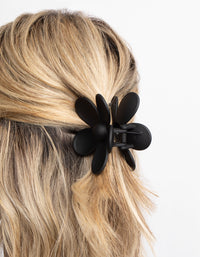 90s Black Daisy Flower Claw Clip - link has visual effect only