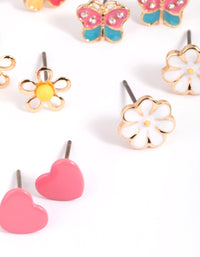 Kids Bright Garden Stud Earring 6-Pack - link has visual effect only