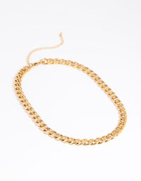 Waterproof Gold Plated Stainless Steel Chunky Chain Necklace - link has visual effect only