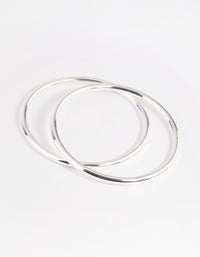 Silver Plated Bangle Set - link has visual effect only