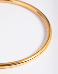 Gold Plated Stainless Steel Bangle - link has visual effect only