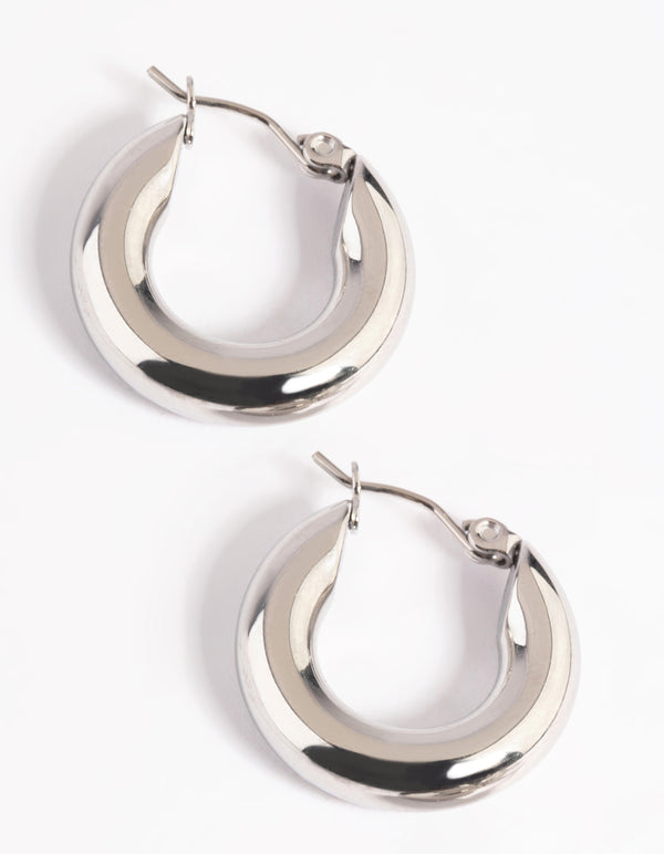 Surgical Steel Chunky Hoop Earrings