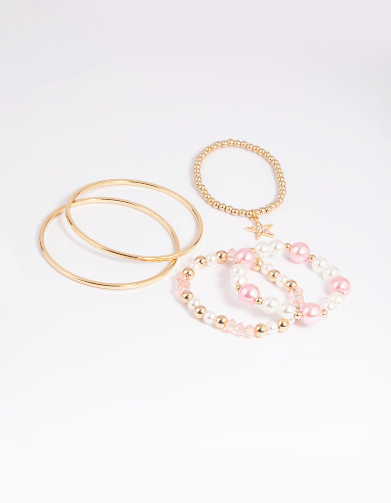 Kids Pearl Bangle Pack