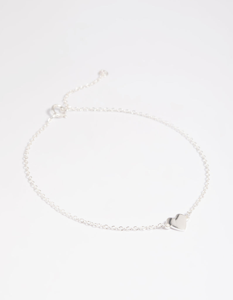 Sterling Silver Heart Bracelet