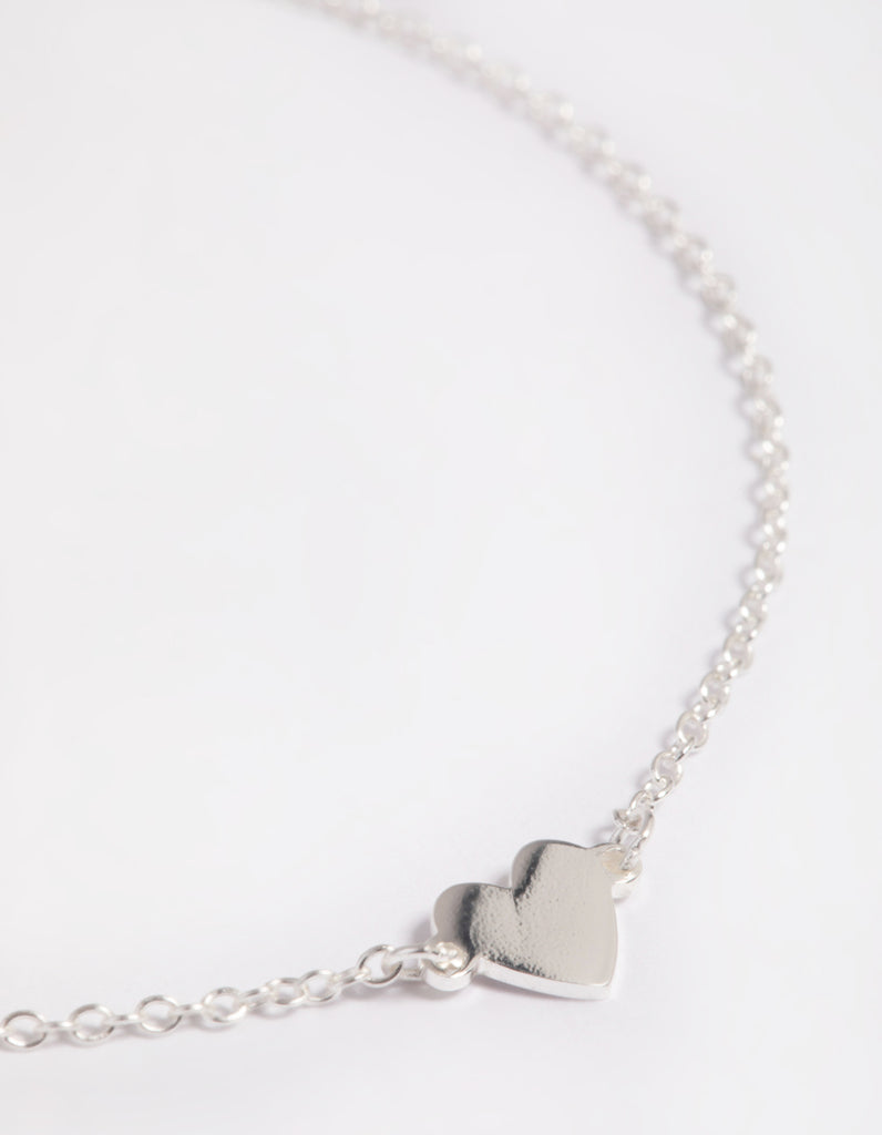 Sterling Silver Heart Bracelet