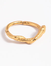 Gold Plated Surgical Steel Snake Clicker Ring - link has visual effect only