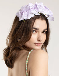 Lilac Rose Full Headband - link has visual effect only