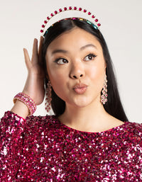 Embellished Jewelled Halo Headband - link has visual effect only