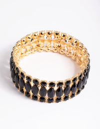 Gold Marquise Stone Bracelet - link has visual effect only