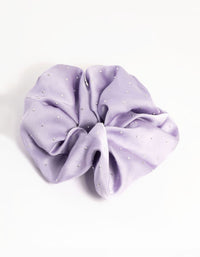 Lilac Diamante Scrunchie - link has visual effect only