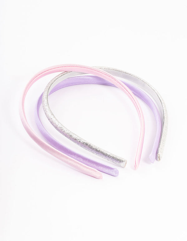 Kids Glitter & Satin Headband Pack