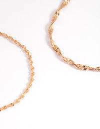 Gold Rope Bracelet Pack - link has visual effect only