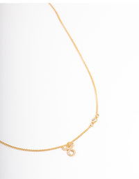 Gold Plated Taurus Necklace with Cubic Zirconia Pendant - link has visual effect only