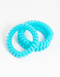 Blue Plastic Large Hair Spiral Pack - link has visual effect only