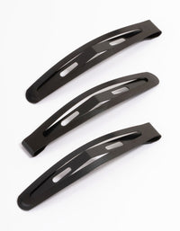 Coated Black Long Snap Clip Pack - link has visual effect only