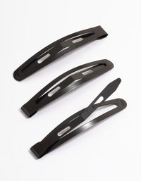 Coated Black Long Snap Clip Pack - link has visual effect only