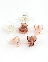 Open Mini Claw Clip 6-Pack - link has visual effect only