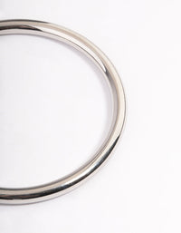 Waterproof Stainless Steel Statement Round Bangle - link has visual effect only