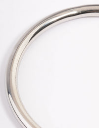 Stainless Steel Statement Round Bangle - link has visual effect only