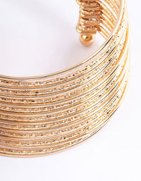 Gold Jingle Mixed Multi-Row Bracelet - link has visual effect only