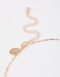 Gold Medallion Disc Necklace - link has visual effect only