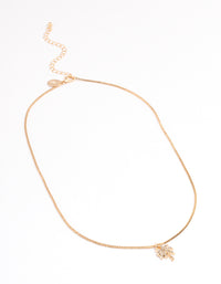 Gold Bling Palm Tree Necklace - link has visual effect only