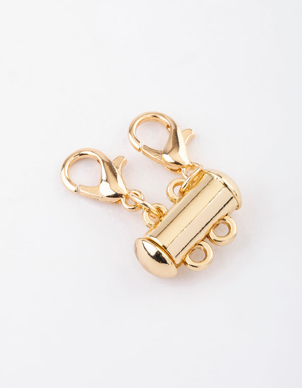 Gold Magnetic Two Necklace Separator